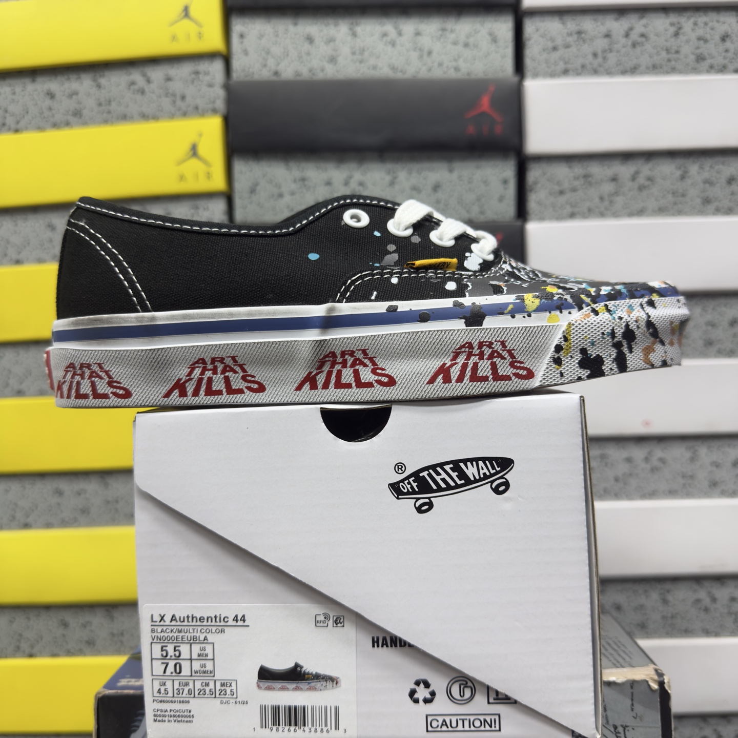 Vans Authentic Reissue 44 Gallery Dept. Art That Kills Black V - Image 10