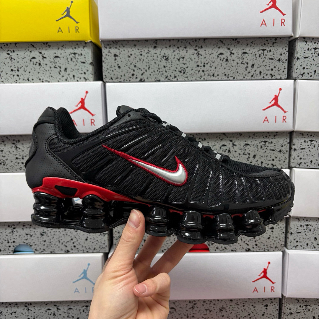 Nike Shox TL Black University (Red) - Image 10
