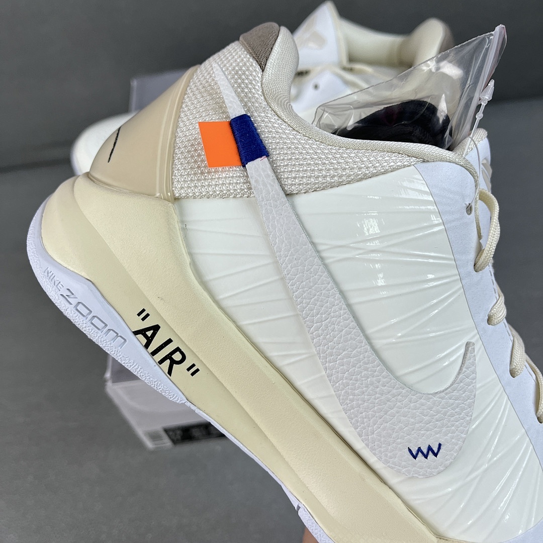 Nike Off White X NK Zoom Kobe ZK5 OW Custom Collab - Image 7