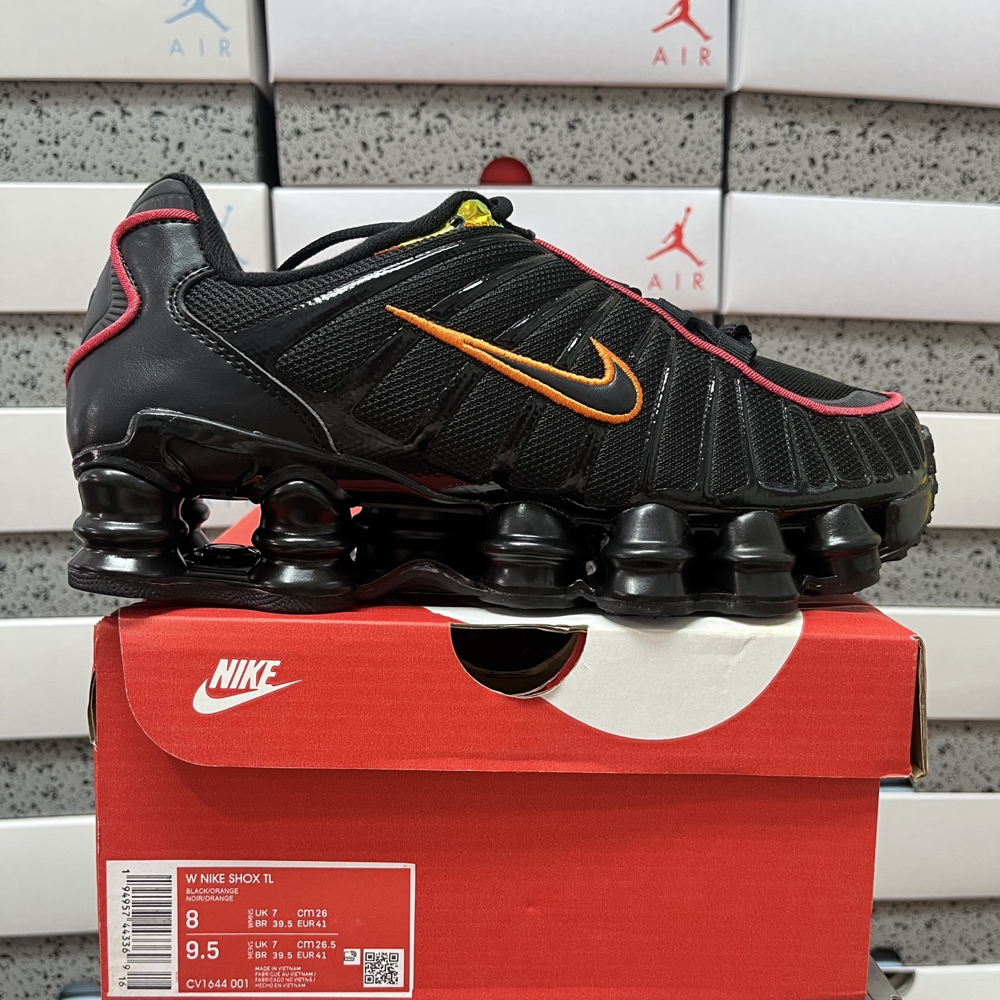 Nike Shox TL Black Magma (Orange) - Image 10