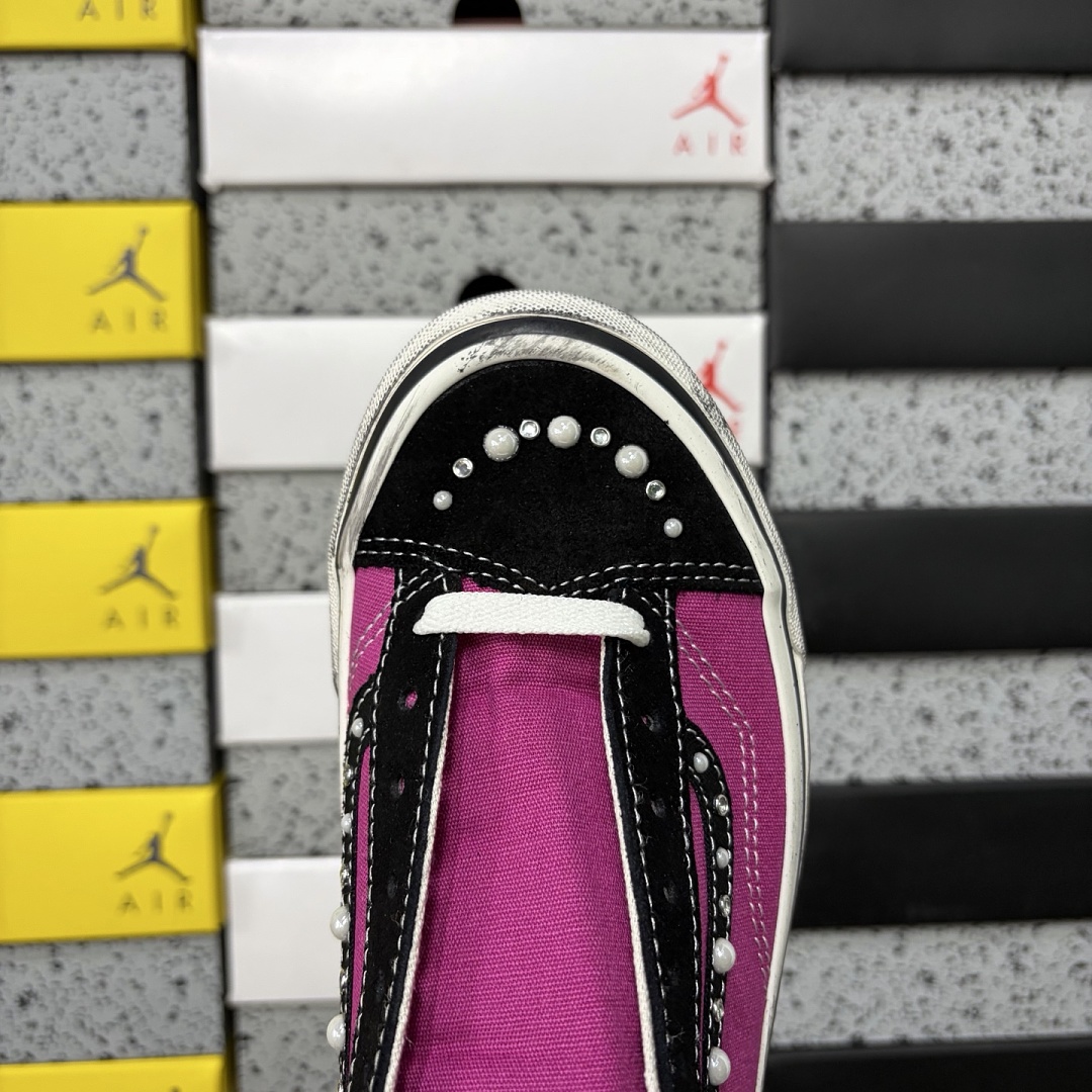 Vans OTW Old Skool 36 Pearlized Pack Pink Black VN000E8VHLE Bead Stud - Image 4