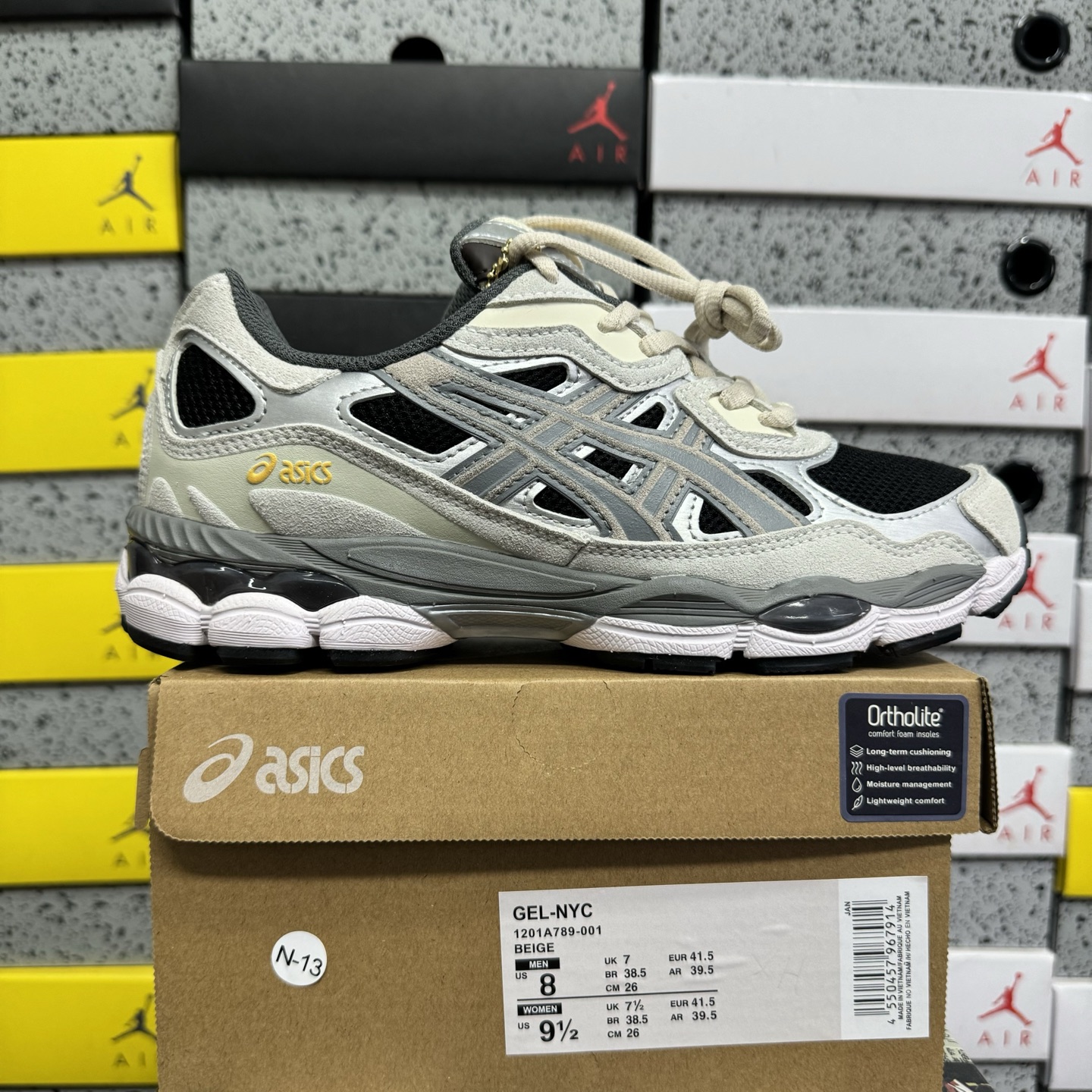 ASICS Gel-NYC Black Clay Grey 1201A789-001 - Image 11