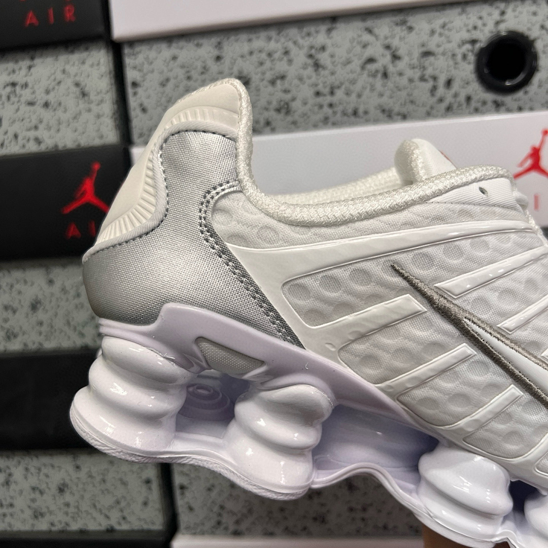 Nike Shox TL (White Metallic Silver) - Image 4