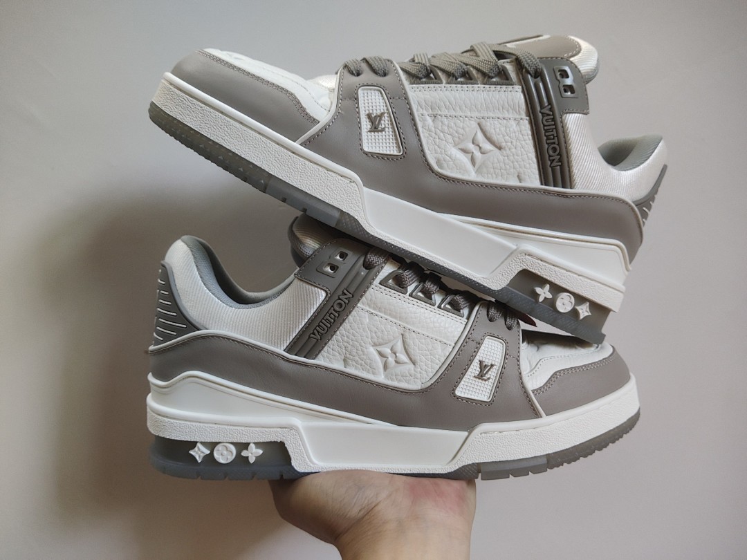 Louis Vuitton LV Trainer (Grey White) - Image 6
