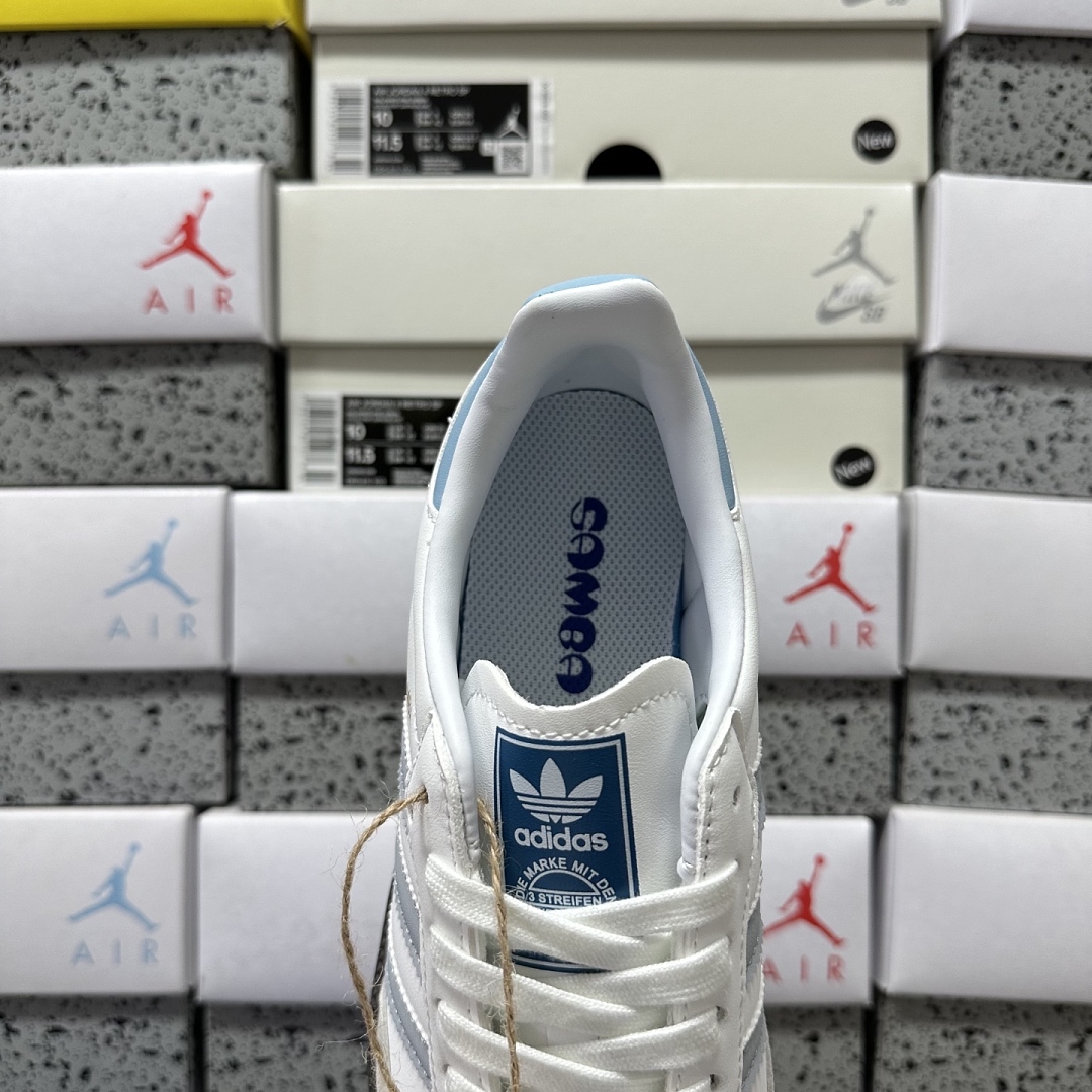 Adidas Samba OG White Halo Blue ID2055 - Image 10