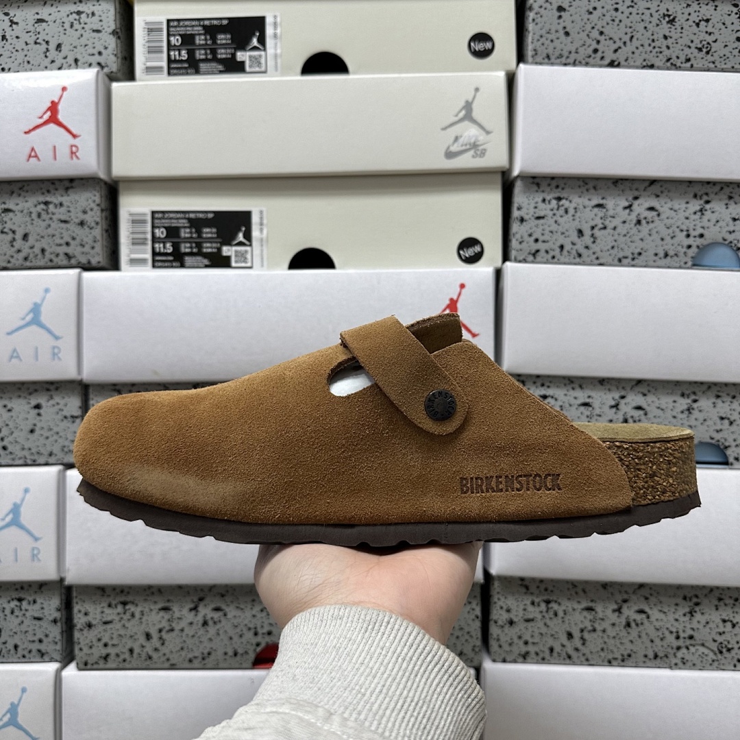 Birkenstock Birken Boston Soft Footbed Suede (Thick Leather) - Image 9