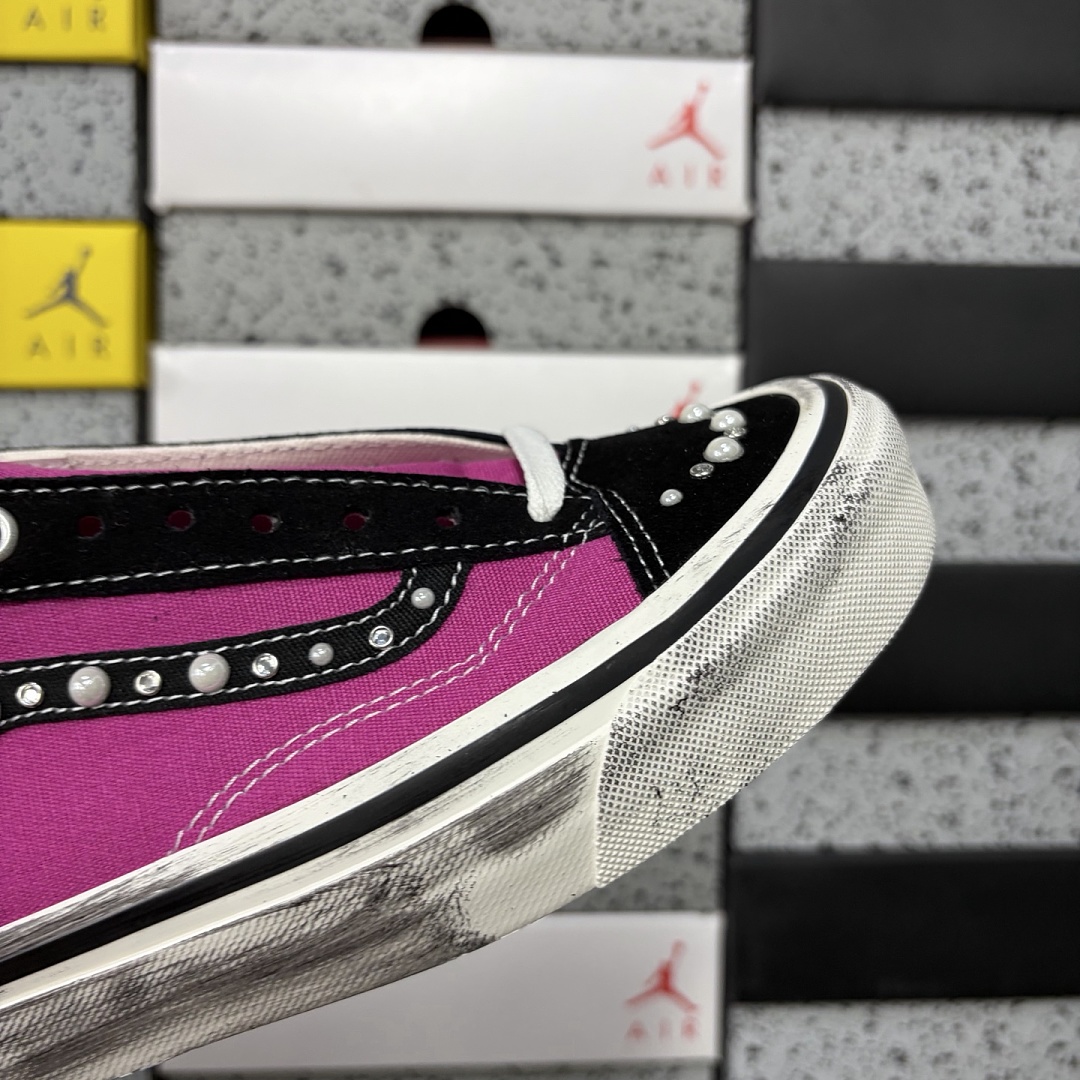 Vans OTW Old Skool 36 Pearlized Pack Pink Black VN000E8VHLE Bead Stud - Image 11