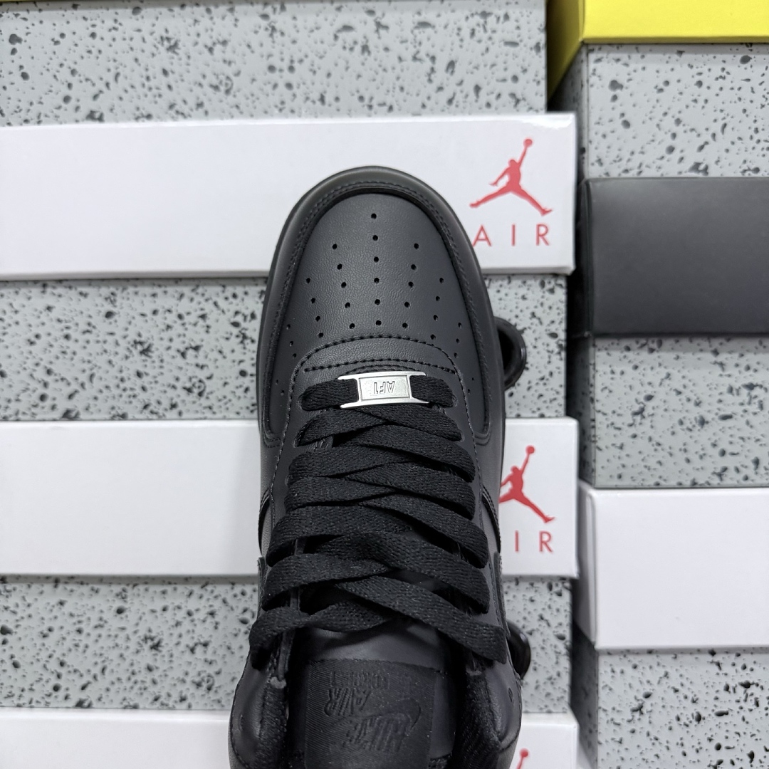 Nike Air Force 1 Low '07 (Black) - Image 8