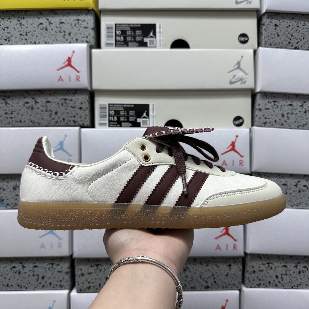 Adidas Samba Pony Tonal Wales Bonner (Cream White) - Image 3
