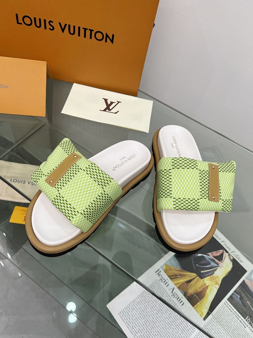 Louis Vuitton Velcro Slippers - Image 3