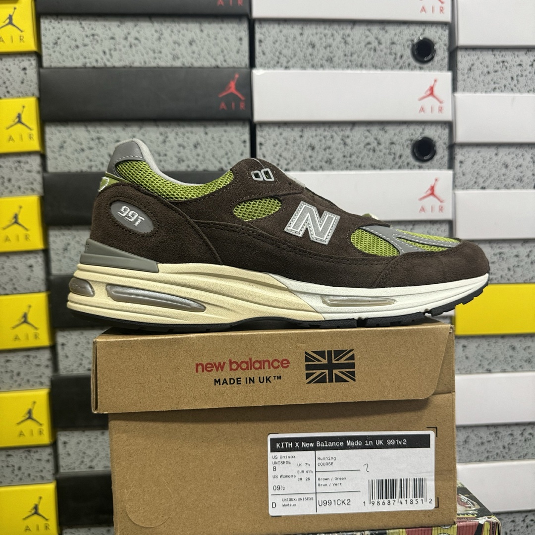 New Balance 991V2 MiUK DaniëLle Cathari X Kith Reverse Matcha