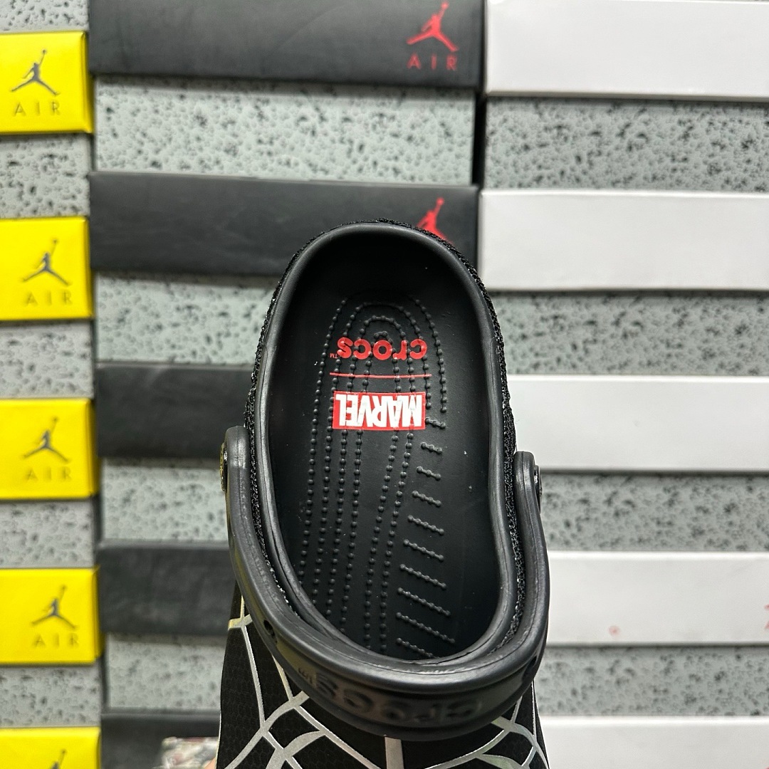 Crocs Black Silver - Image 2