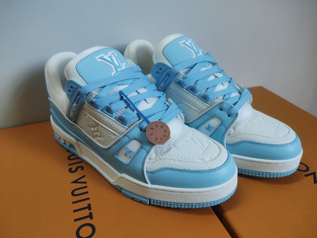 Louis Vuitton LV Trainer (White Sky Blue) - Image 7