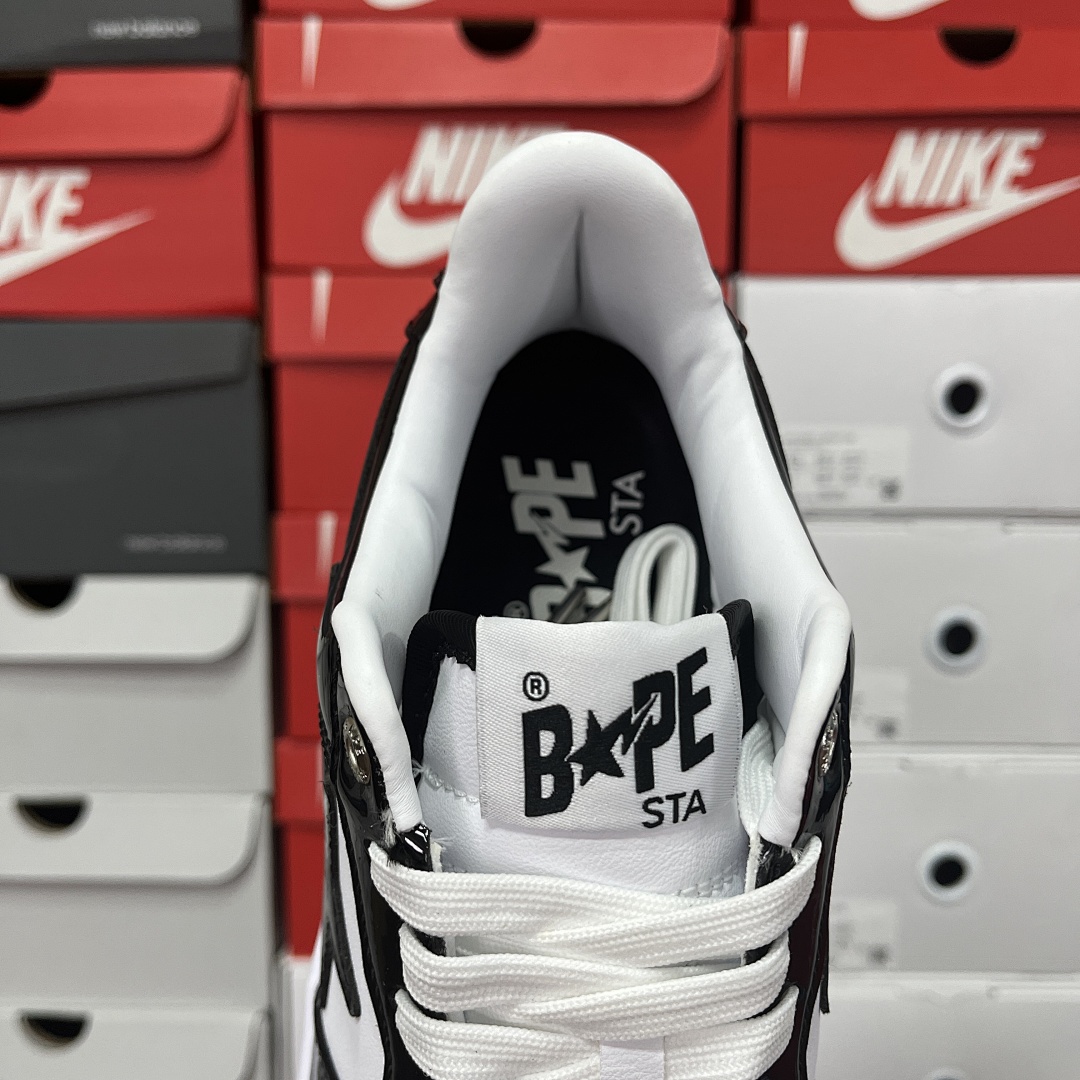 Bape A Bathing Ape Bape Sta Low (Black) - Image 5