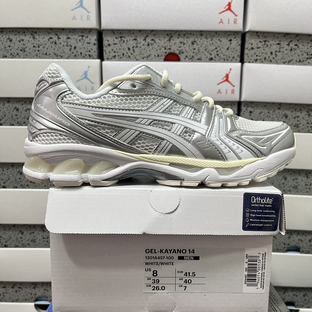 ASICS Gel-Kayano 14 JJJJound (Silver White)