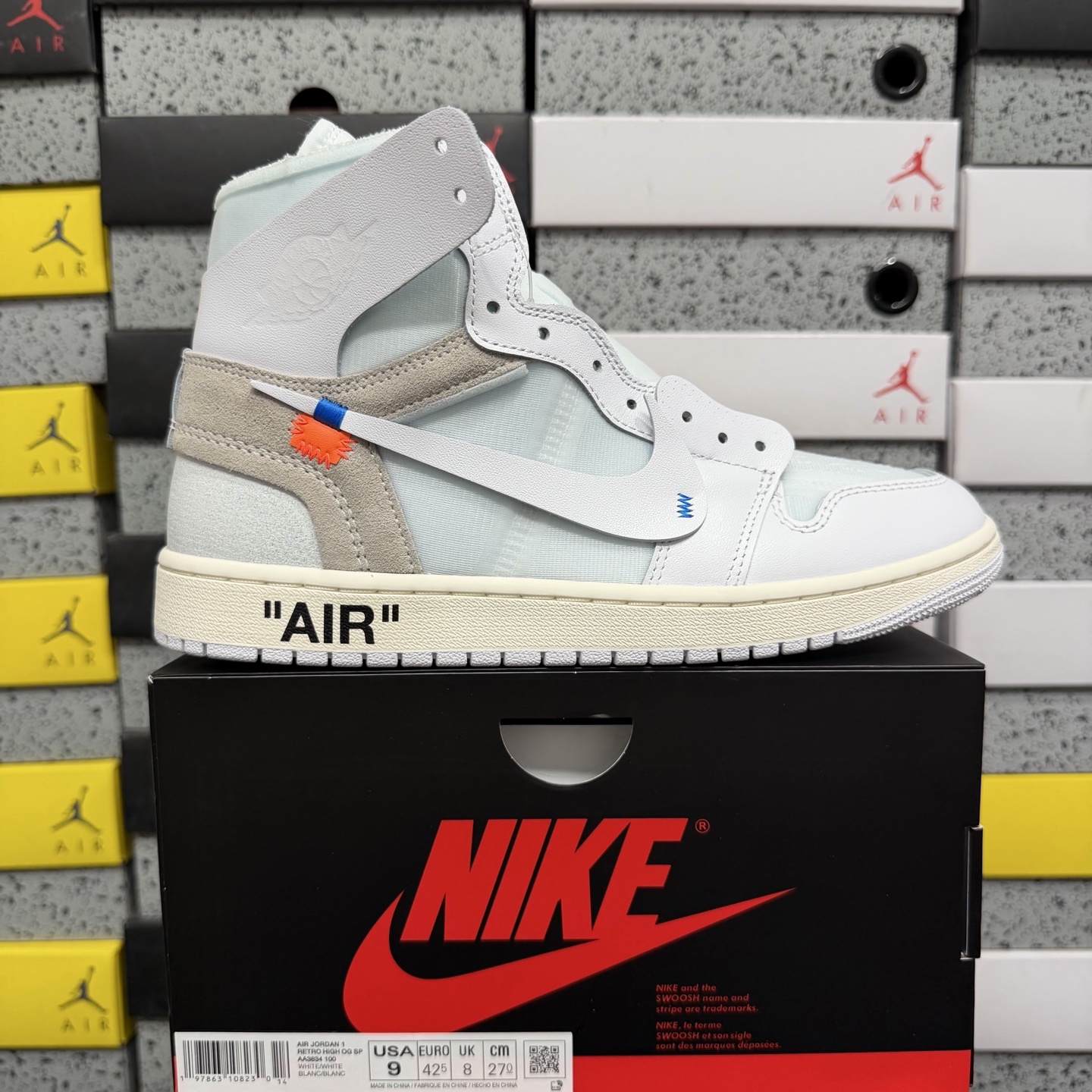 Nike Jordan 1 Retro High Virgil Abloh Archive Alaska - Image 11