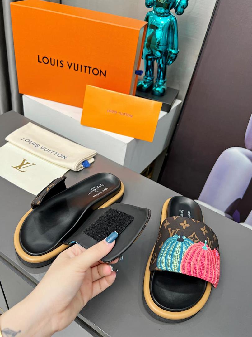 Louis Vuitton Velcro Slippers - Image 4