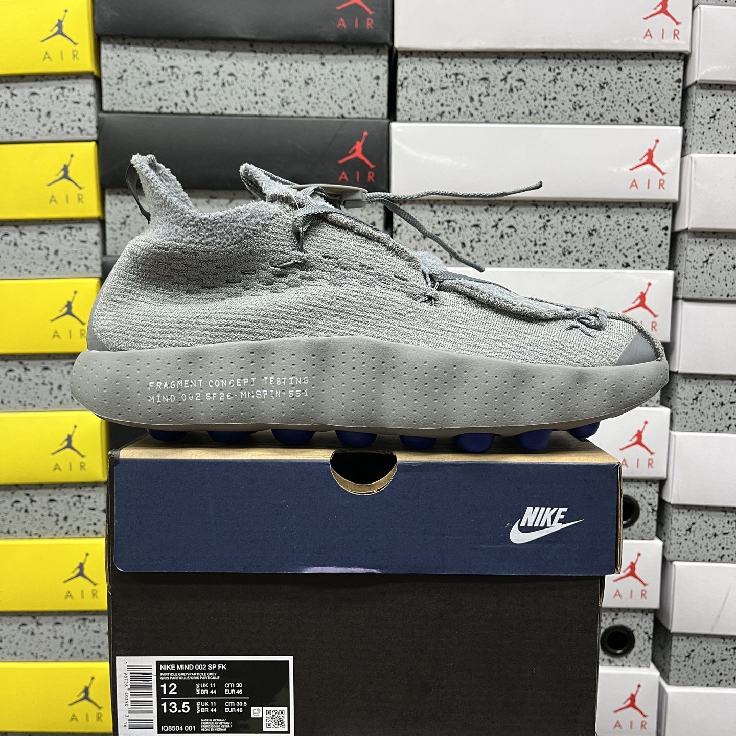 Nike Mind 002 Flyknit Fragment Particle (Grey) - Image 11