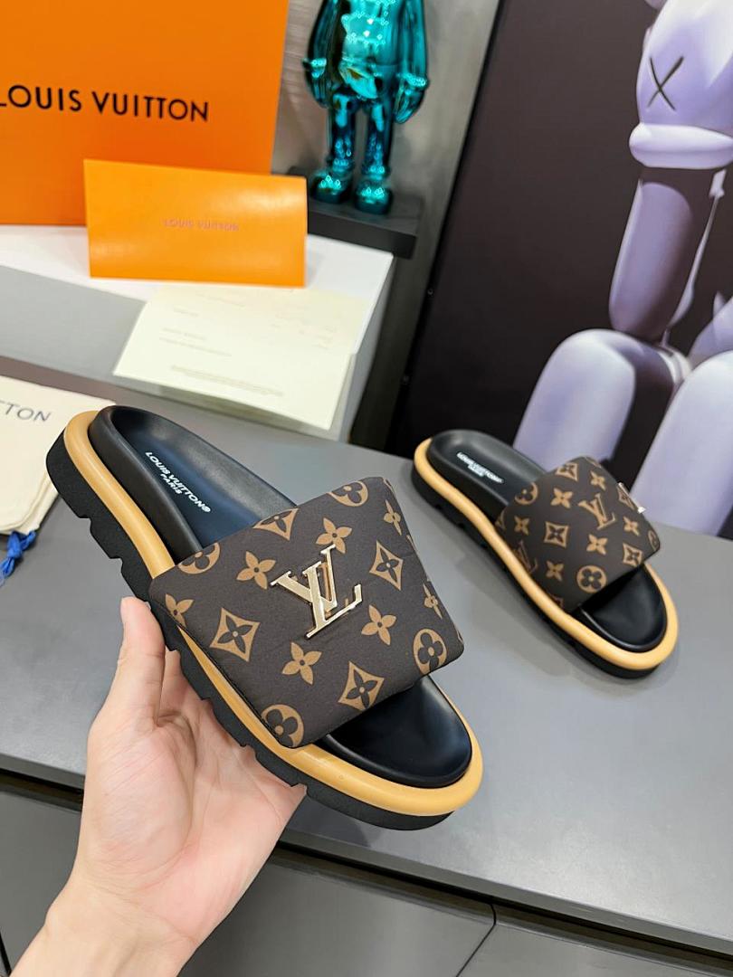 Louis Vuitton Velcro Slippers - Image 4