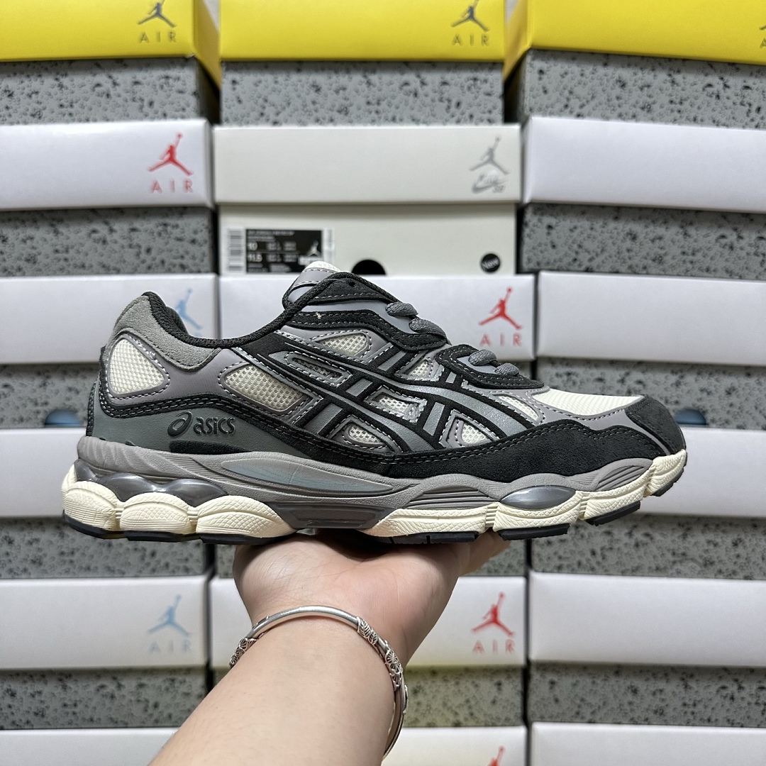ASICS Gel-NYC Oatmeal Obsidian Grey 1201A789-250 - Image 2
