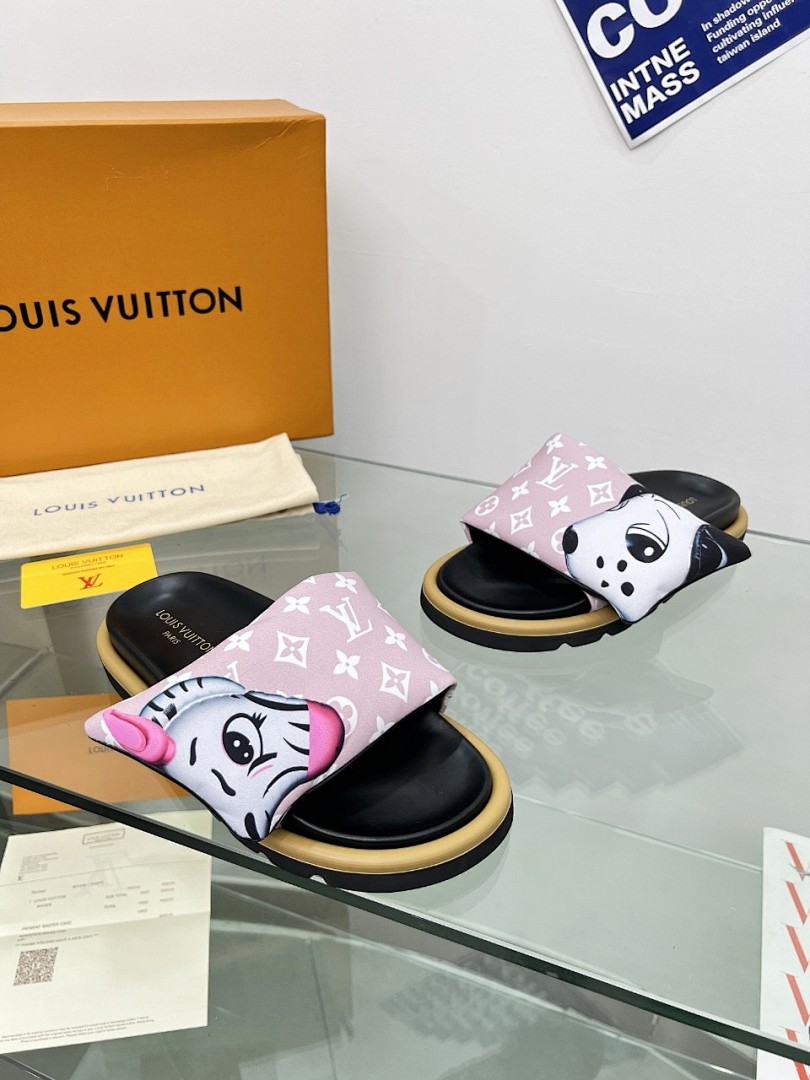 Louis Vuitton Velcro Slippers - Image 8