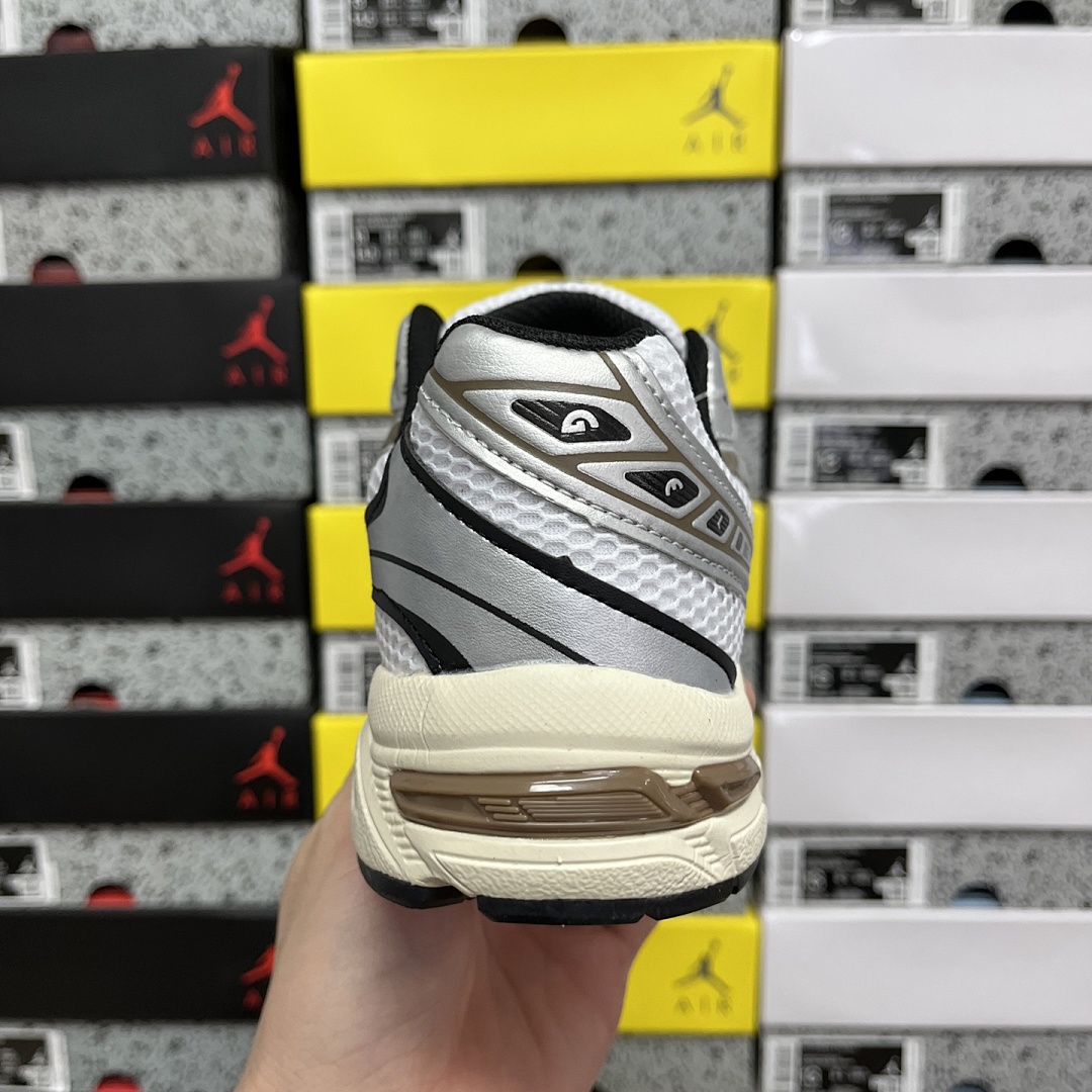 ASICS Gel 1130 White / (Silver Brown) - Image 4
