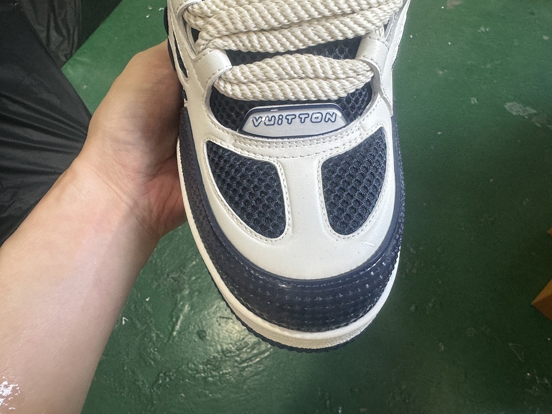 Louis Vuitton LV Skate Blue Sneakers - Image 4