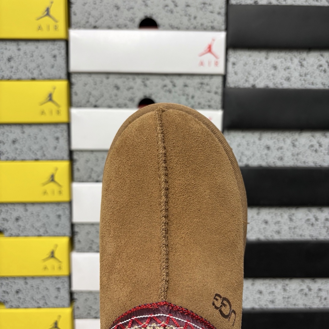 UGG Tazz Thick Sole Loafers / Ethnic Chestnut -2553 - Image 7