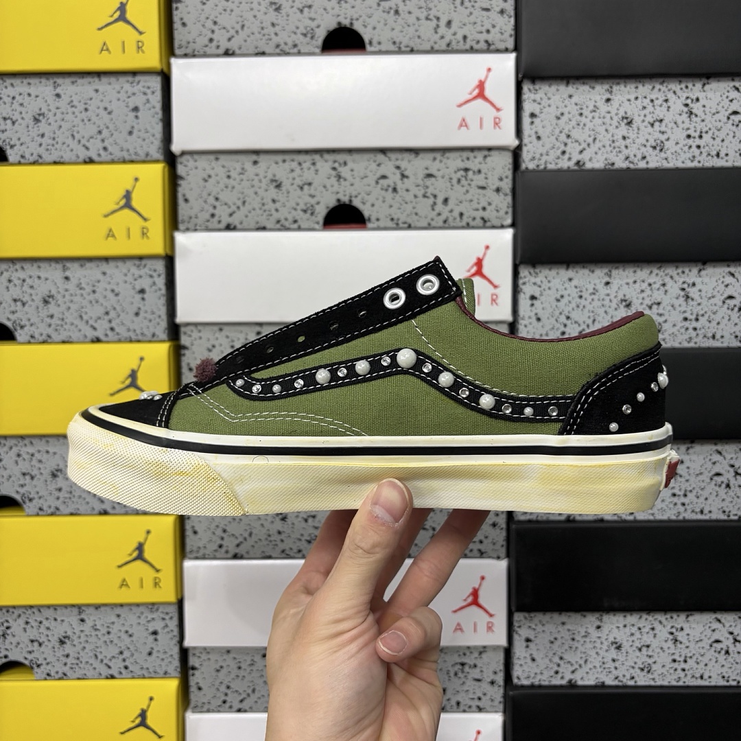 Vans OTW Old Skool Reissue 36 Satoshi Nakamoto Pearlized Army V - Image 10