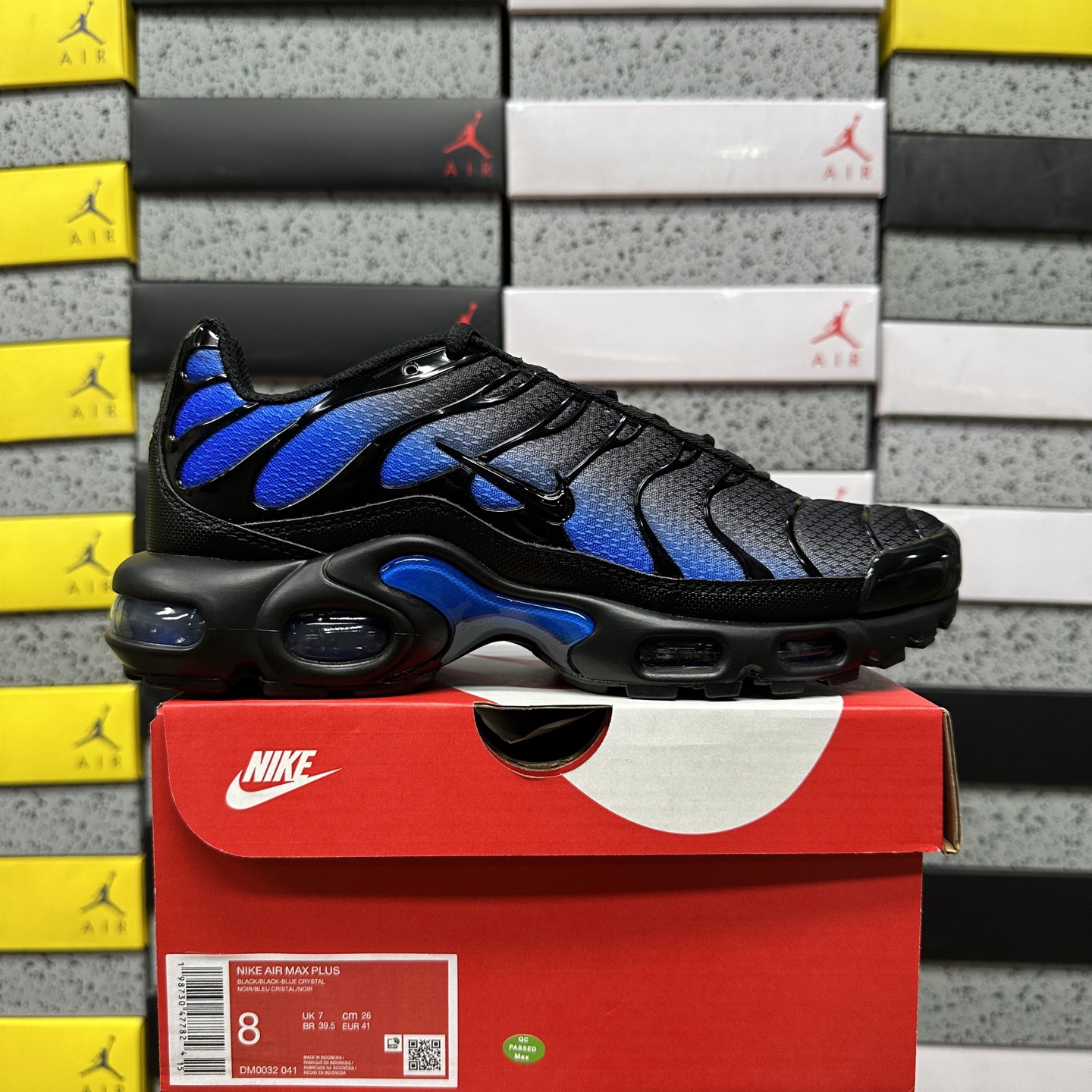 Nike Air Max Plus Black Blue Crystal - Image 10