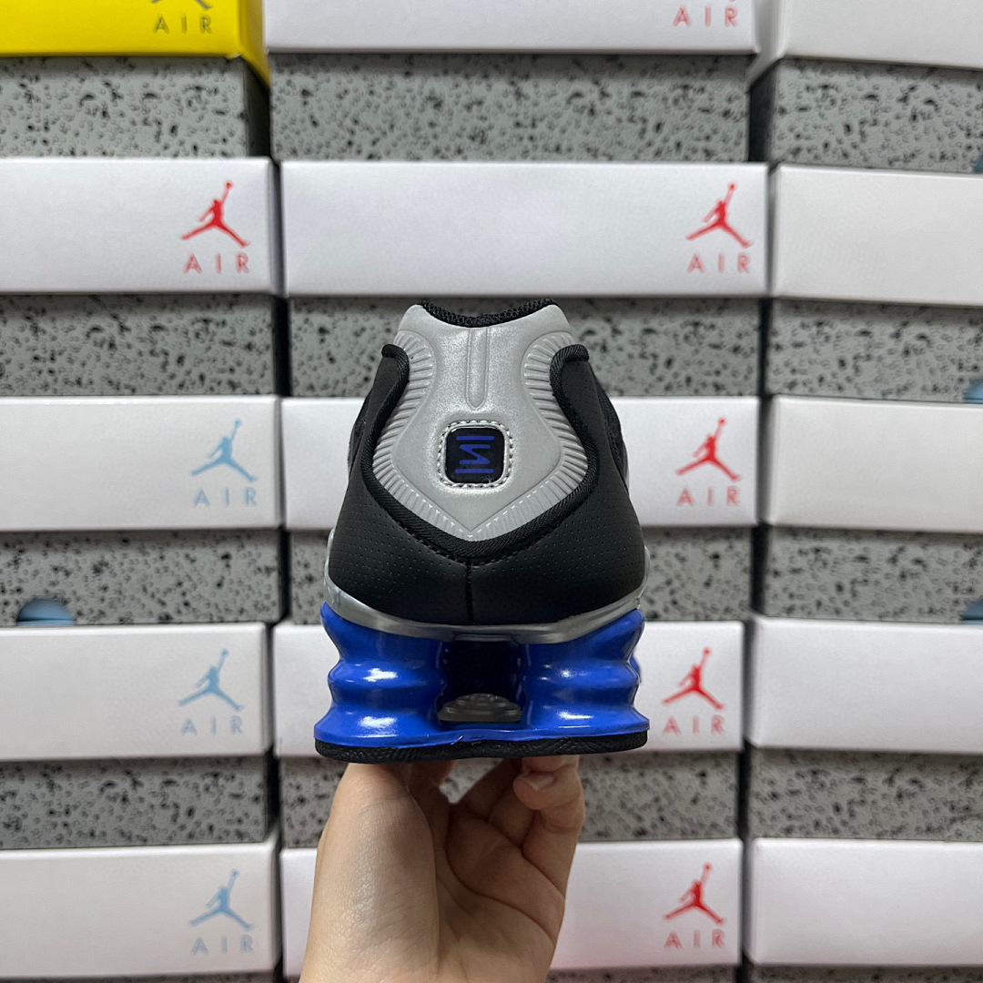 Nike Shox TL Black Racer Blue Metallic Silver CN0151-004 - Image 5