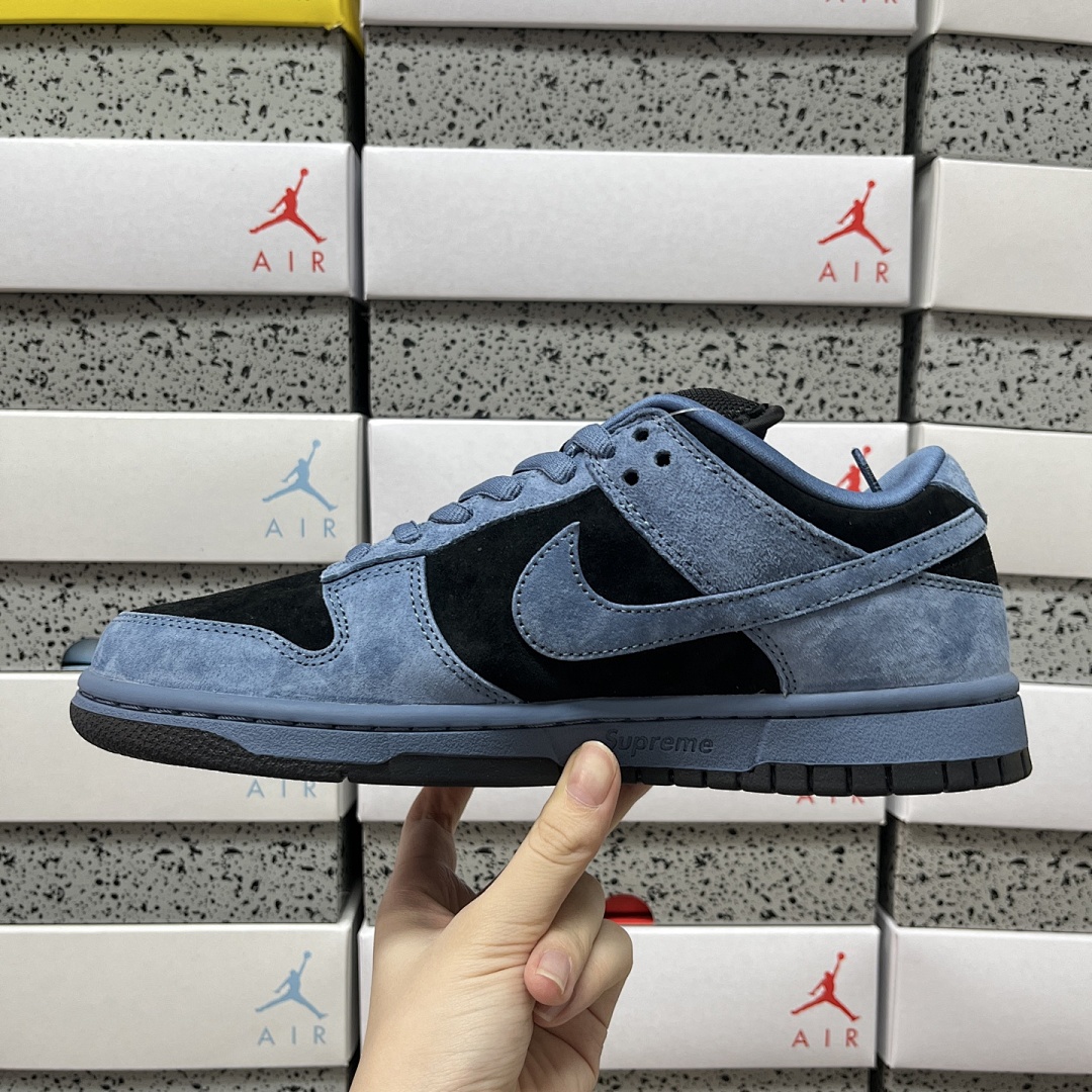 Nike SB Dunk Low Supreme 94 Ocean Fog Collab (Blue Black) - Image 3