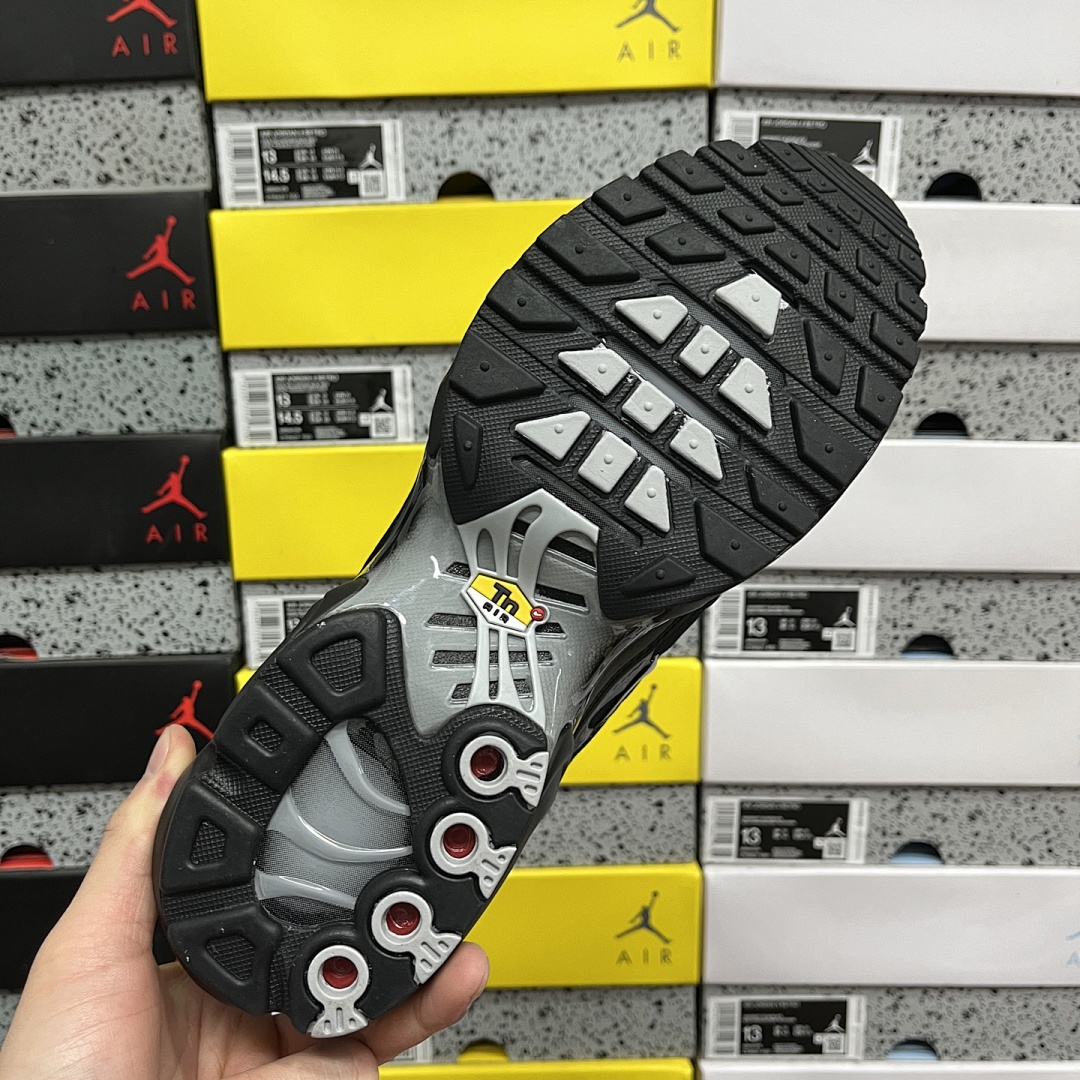Nike Air Max Plus Multi Swoosh Black Crimson - Image 3
