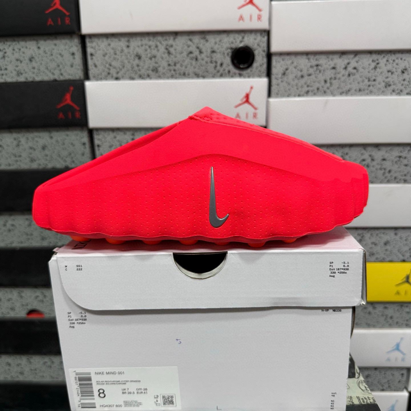 Nike Mind 001 Slide Solar Red HQ4307-600 - Image 10