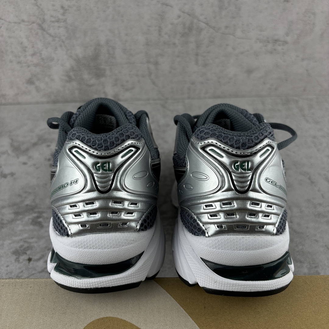 ASICS Gel-Kayano 14 Metropolis Jasper Green 1203A537-020 (Silver Grey) - Image 4