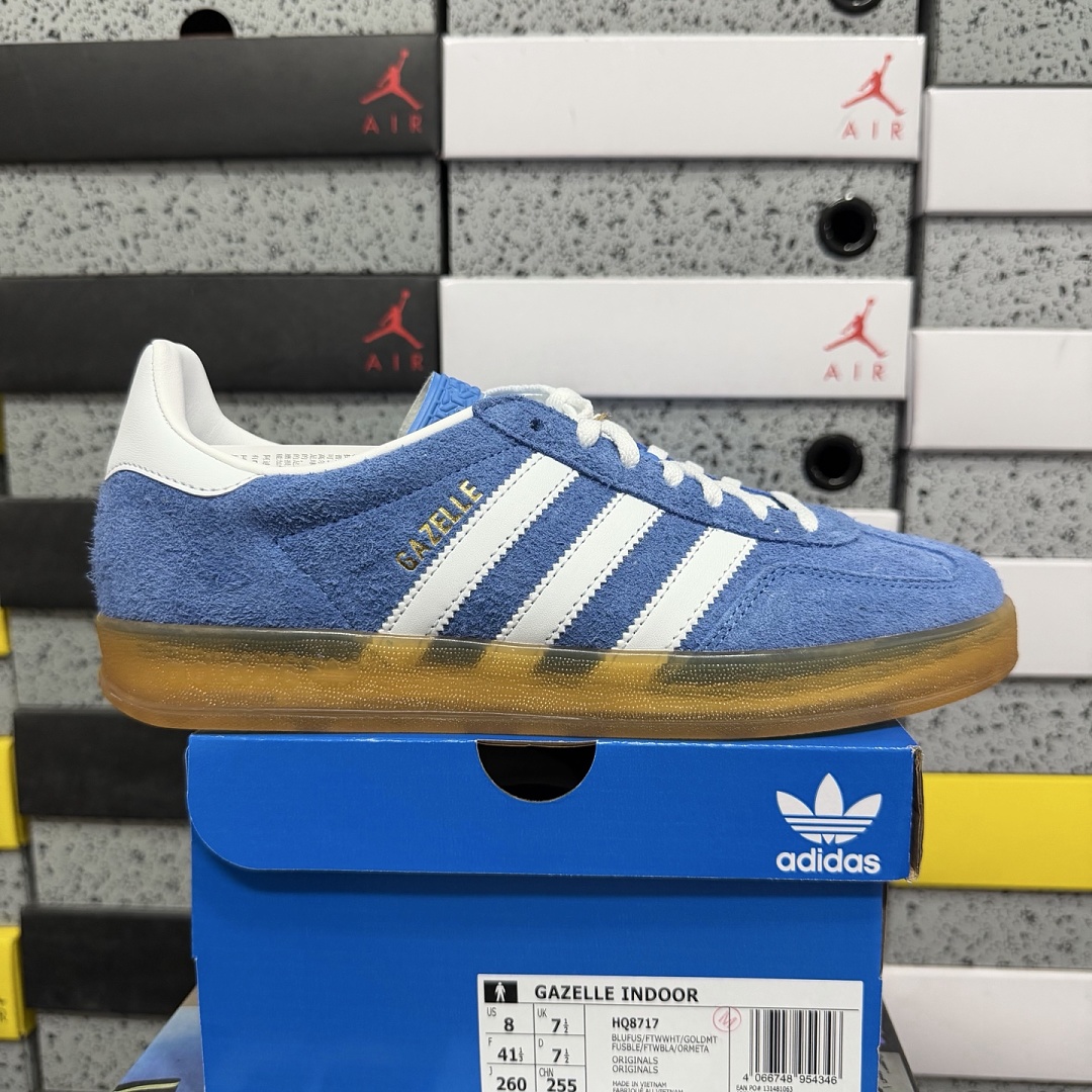 Adidas Gazelle Indoor Blue Fusion Gum