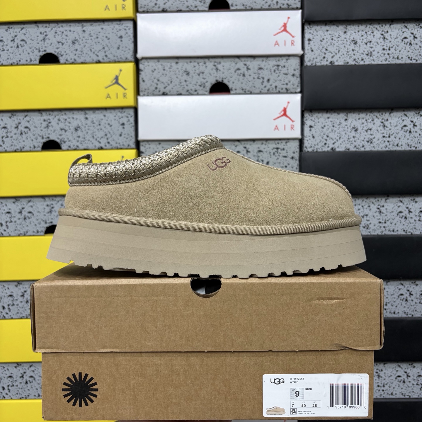 UGG Tazz Thick Sole Loafers / Ethnic Sand -2553 - Image 10