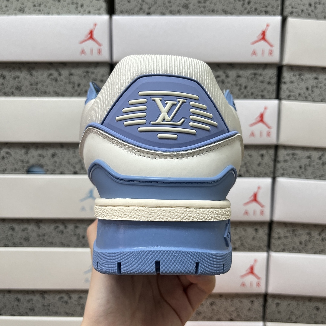 Louis Vuitton Trainer Maxi (White Blue) - Image 7