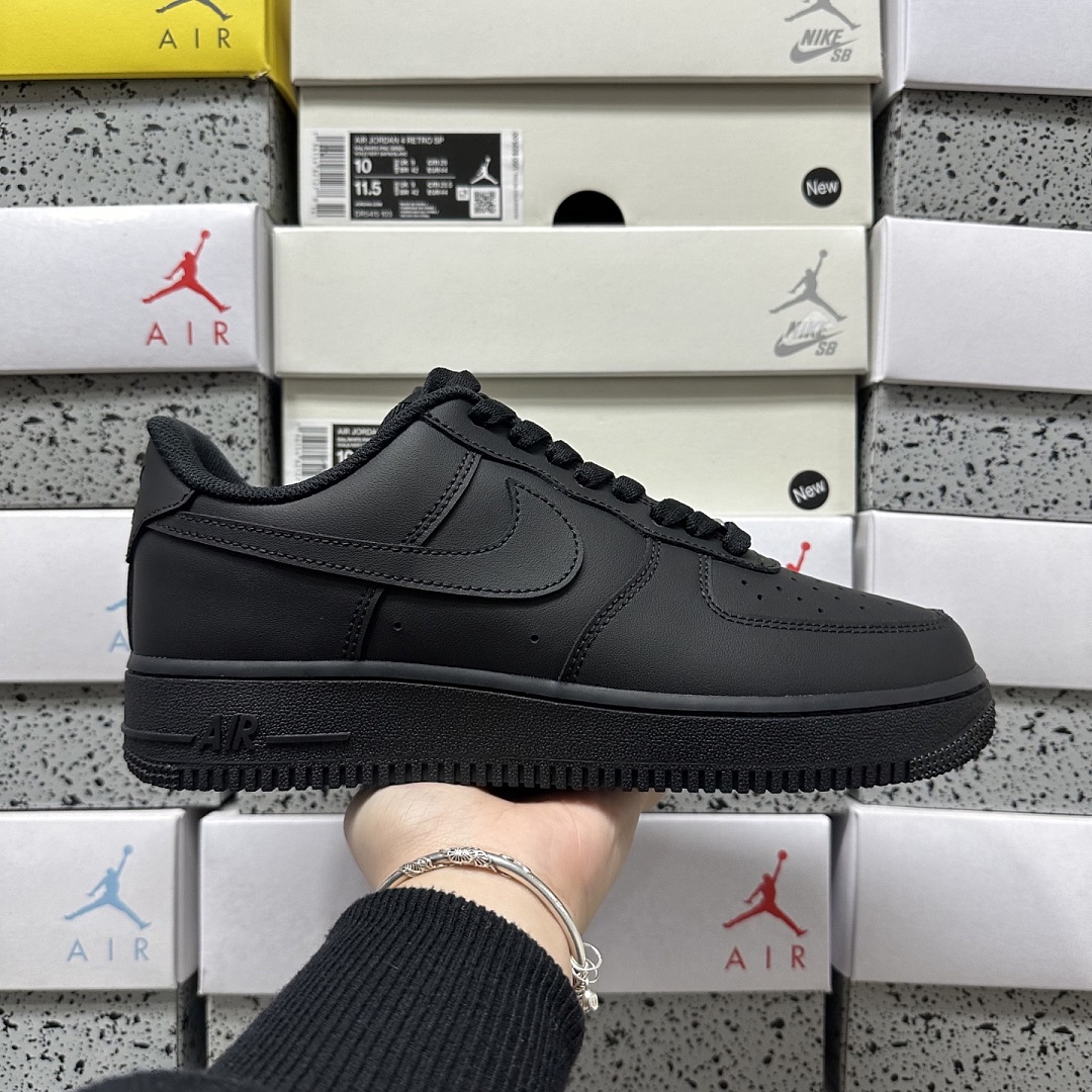 Nike Air Force 1 Low '07 Black CW2288-001 - Image 4
