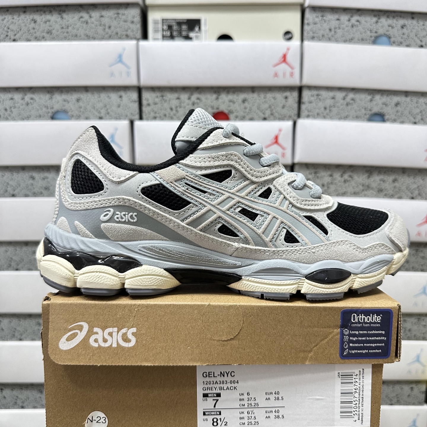 ASICS Gel-NYC Black Piedmont Grey 1203A383-004 - Image 11