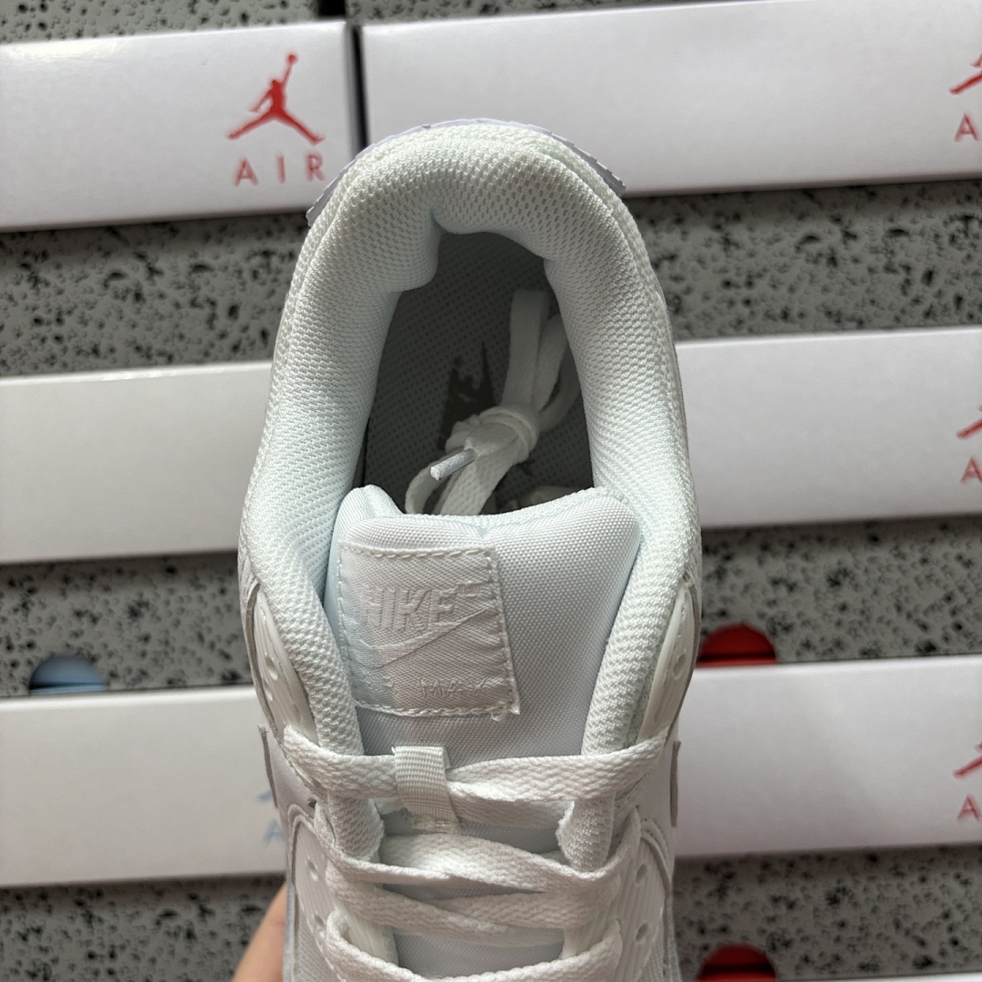 Nike Air Max 90 Recraft Triple White CN8490-100 - Image 9
