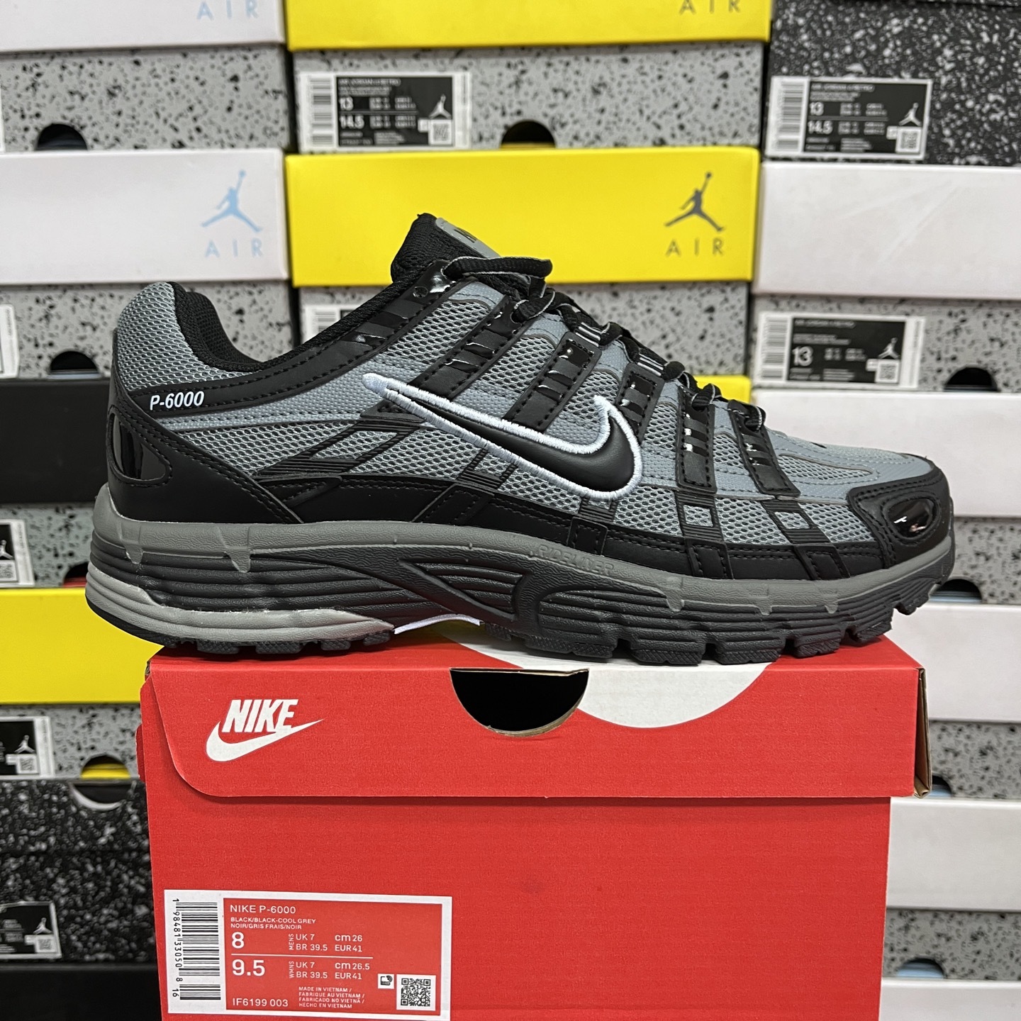 Nike P-6000 Black Cool Grey Celestine (Blue) - Image 11