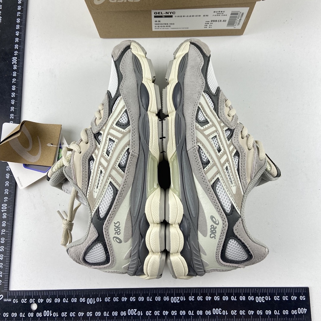 ASICS Gel-NYC Oyster Grey NYC (Cream) - Image 9