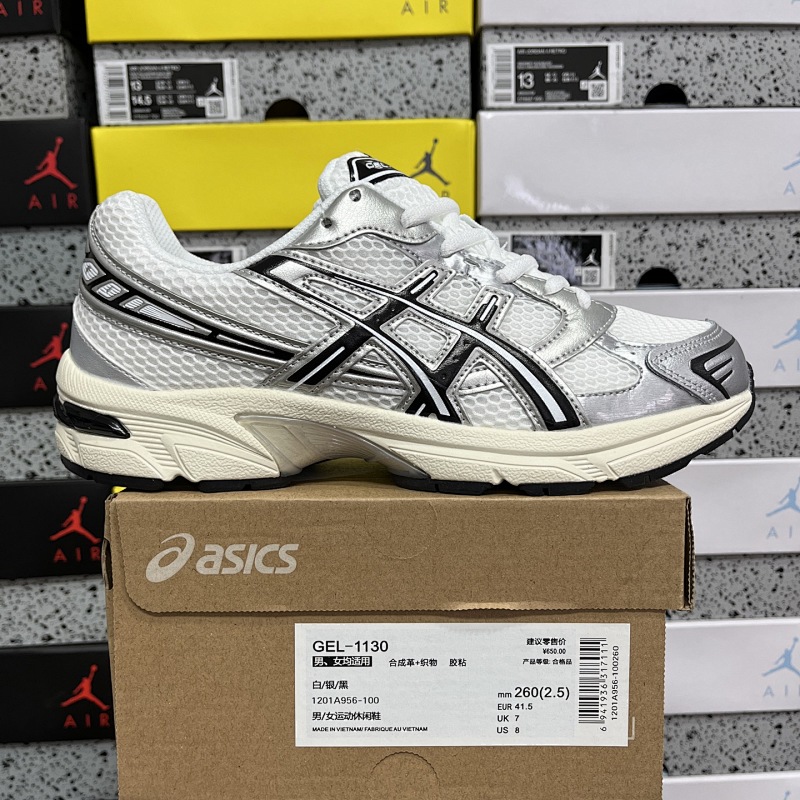 ASICS Gel 1130 White / (Silver Black)