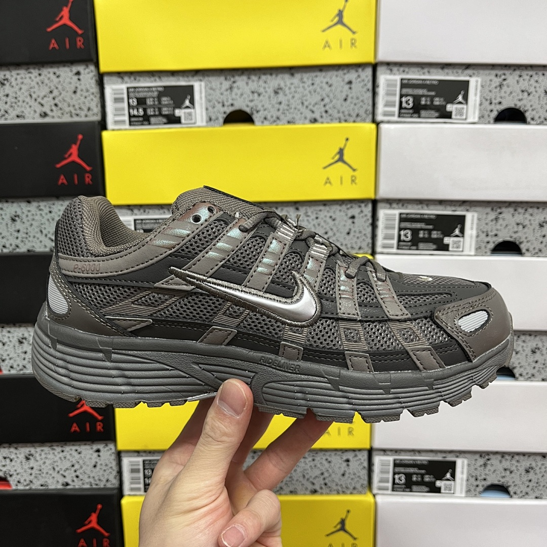 Nike P-6000 Cave Stone Medium Ash Flat Pewter (Metallic Silver) - Image 9