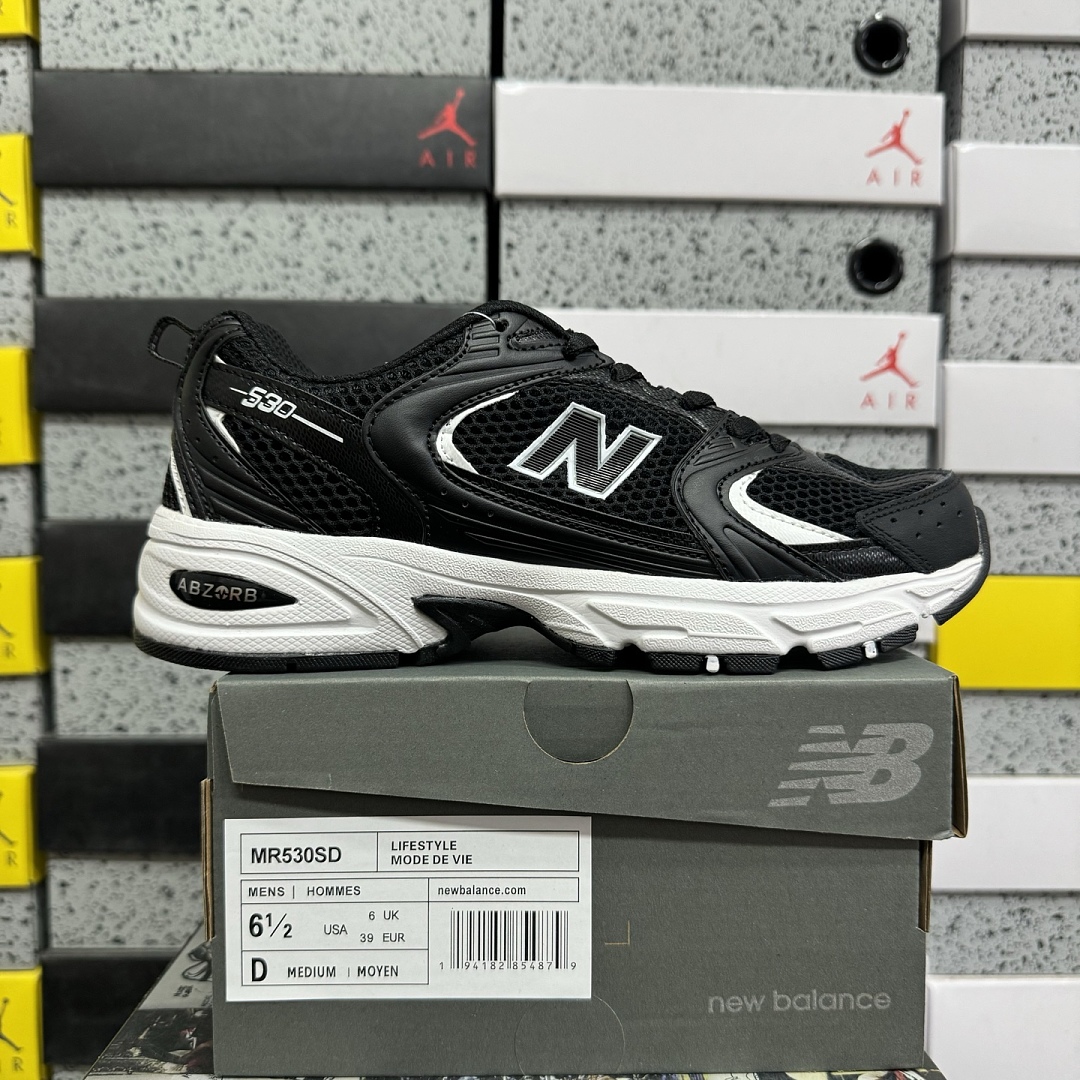 New Balance 530V2 (Black White)