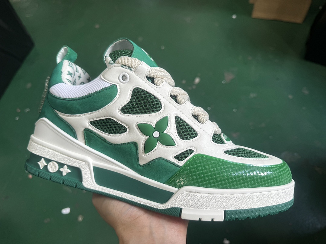 Louis Vuitton LV Skate Green Sports Shoes SK