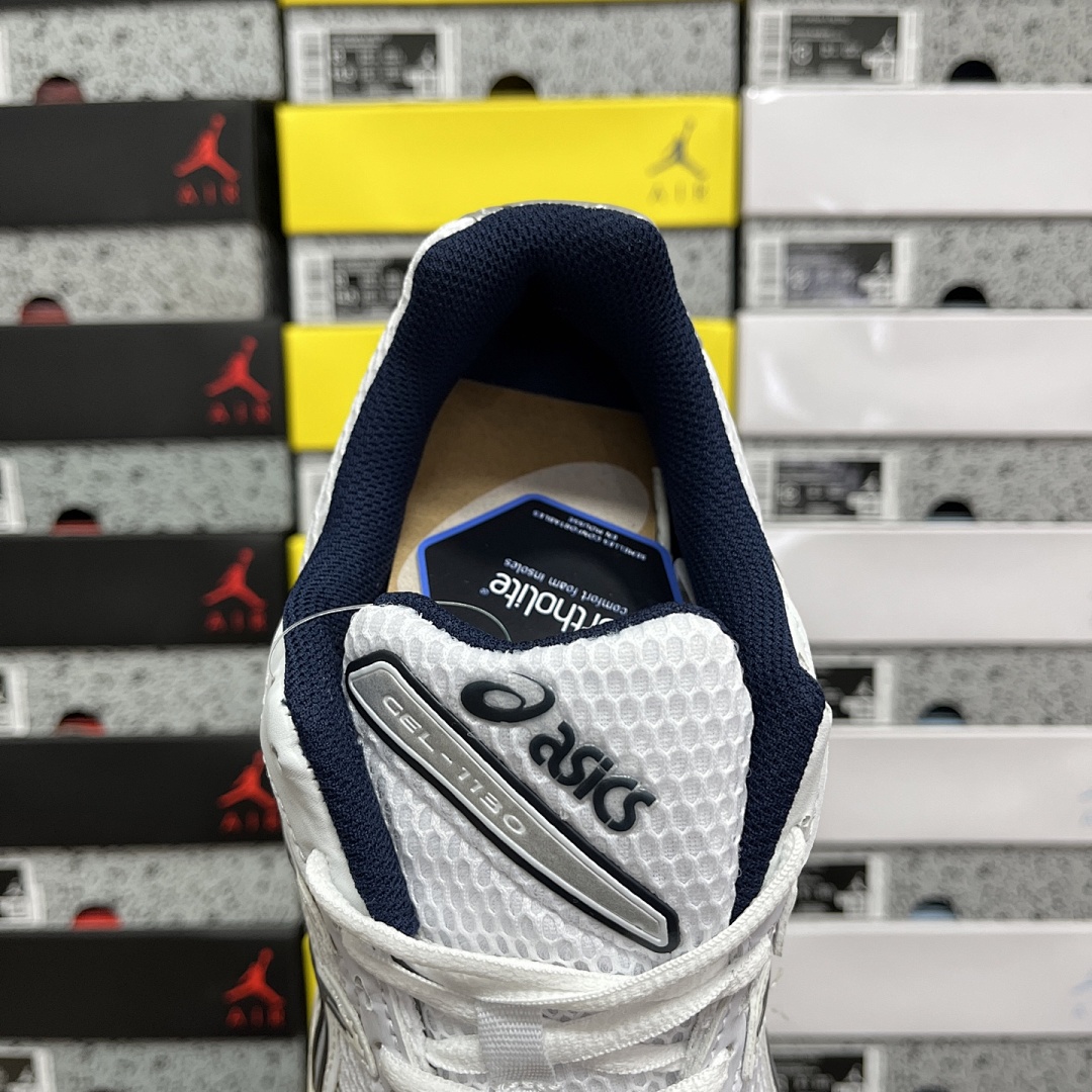 ASICS Gel 1130 White / (Dark Blue) - Image 2