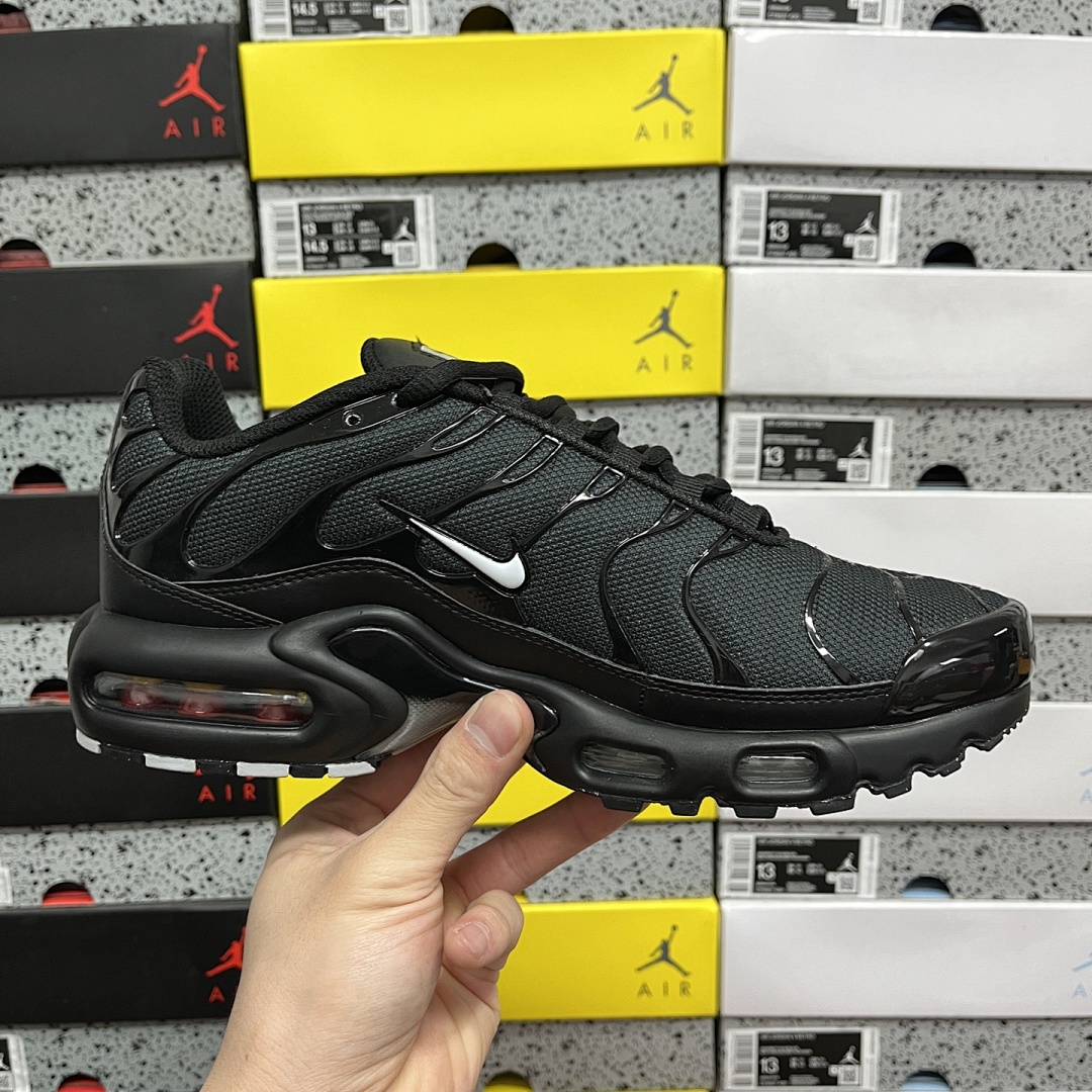 Nike Air Max Plus Multi Swoosh Black Crimson - Image 4