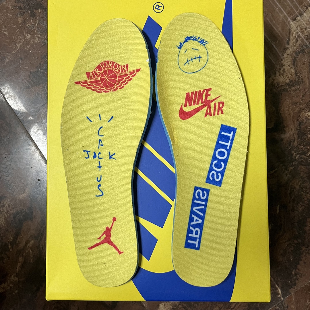 Nike Jordan 1 Retro Low OG SP Travis Scott Canary - Image 10